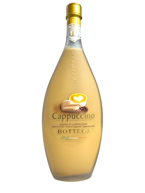 Cappuccino Cream - romige crème likeur met Cappuccino koffiesmaak - Bottega 50 cl.